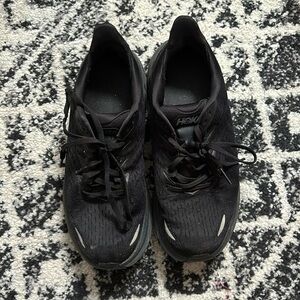 Black on black hokas